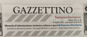 Il Gazzettino Sampierdarenese dà spazio alla nostra iniziativa